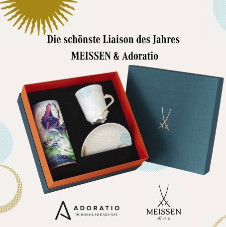 Weihnachts-Set mit Meissner Porzellan "August der Starke"